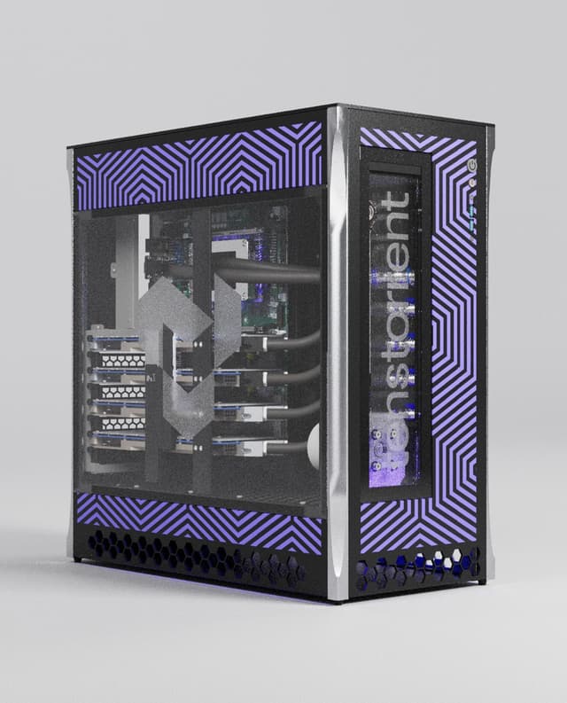 TT-QuietBox (Wormhole) offset back view on gray background